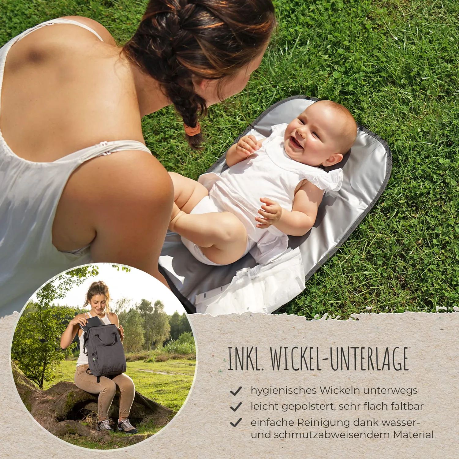 reer Growing Wickelrucksack PET recycelt