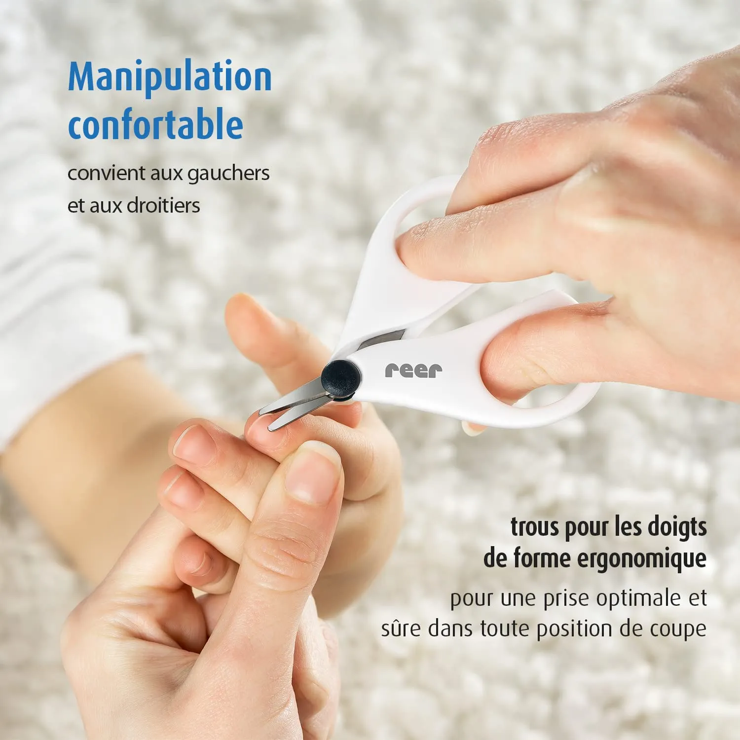 reer BabyCare Nagelpflege-Set Schere Knipser weiß