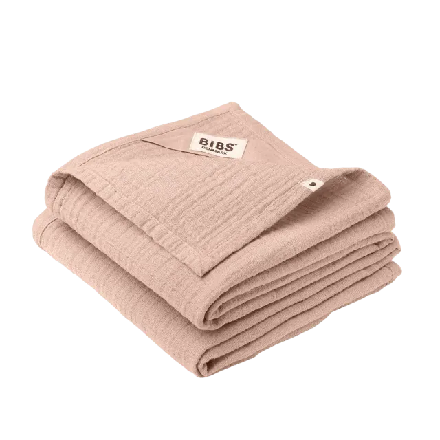 BIBS Muslin Cloth Mulltuch 70x70 Blush 2er Bio