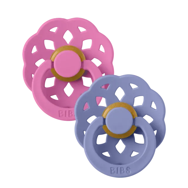 BIBS Boheme Schnuller 2er-Pack Bubblegum Peri