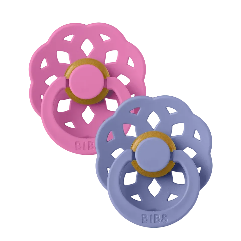 BIBS Boheme Schnuller 2er-Pack Bubblegum Peri