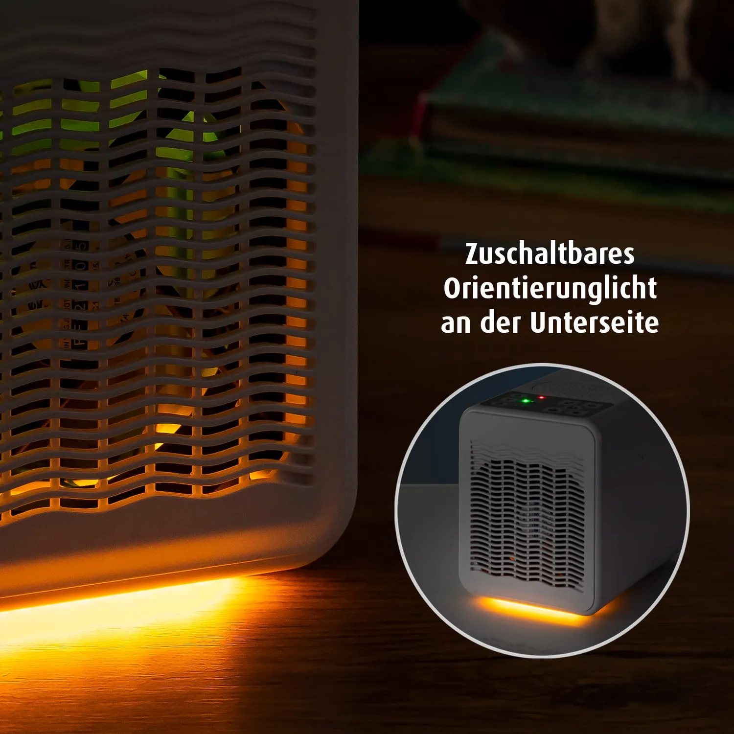 Reer 4in1 Air Purifier Luftreiniger weiß mit Nachtlicht
