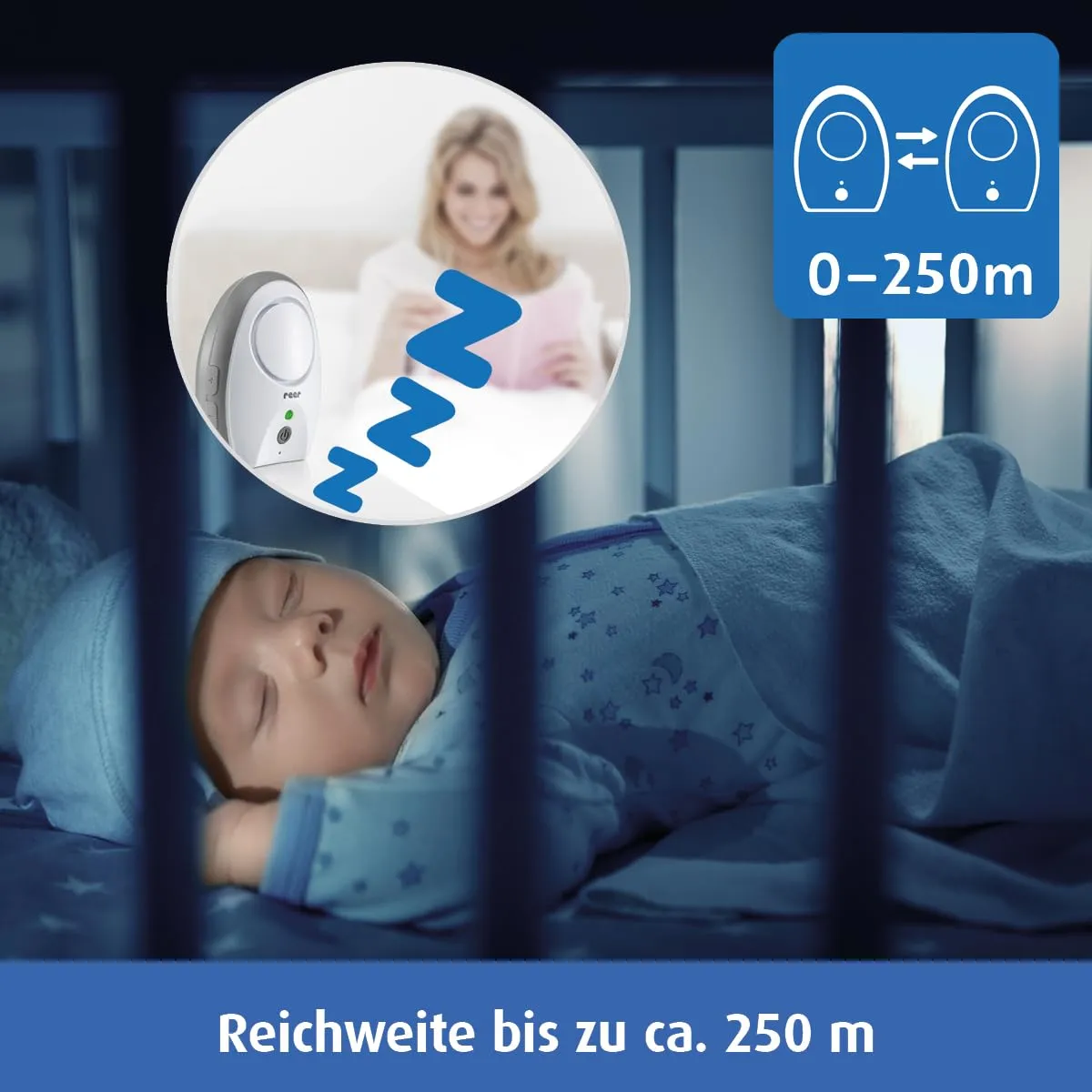 reer Neo Digital Babyphone 250 m ECO-Modus