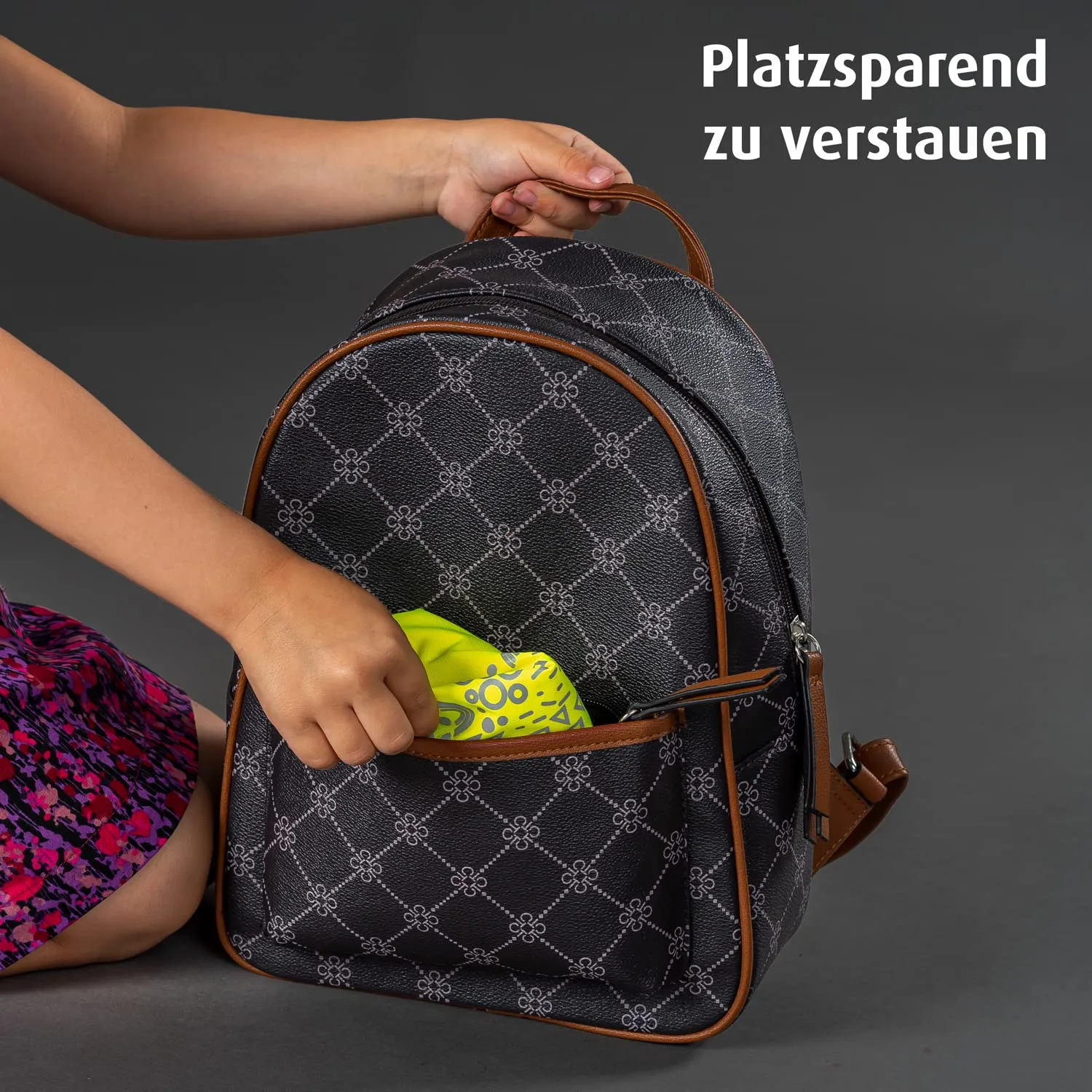 reer MyBuddyGuard Rucksackcover M Regenhülle neongelb
