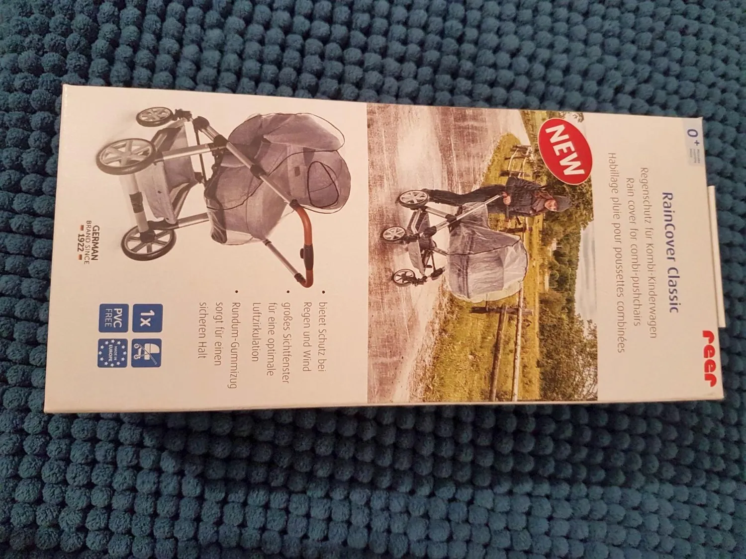 reer RainCover Classic Regenschutz Kinderwagen PVC-frei