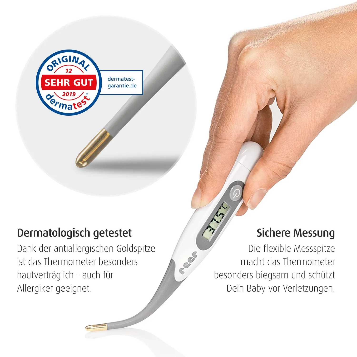reer ExpressTemp Fieberthermometer digital flexibel 10s