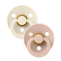 BIBS Colour Schnuller 2er-Pack Vanilla/Blush Latex
