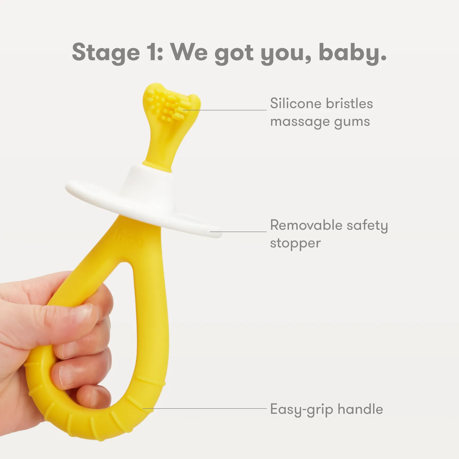 NoseFrida Grow-With-Me Zahnbürsten Set 2-tlg Silikon