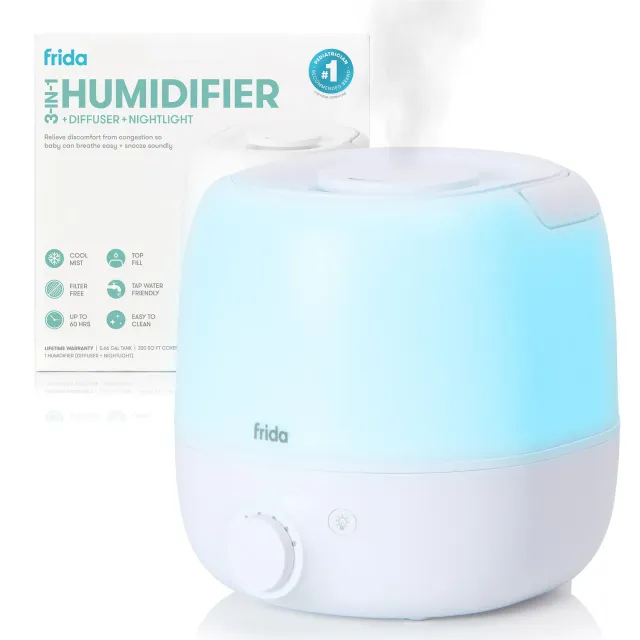 Frida Baby 3-in-1 Luftbefeuchter Nachtlicht Diffusor 60h