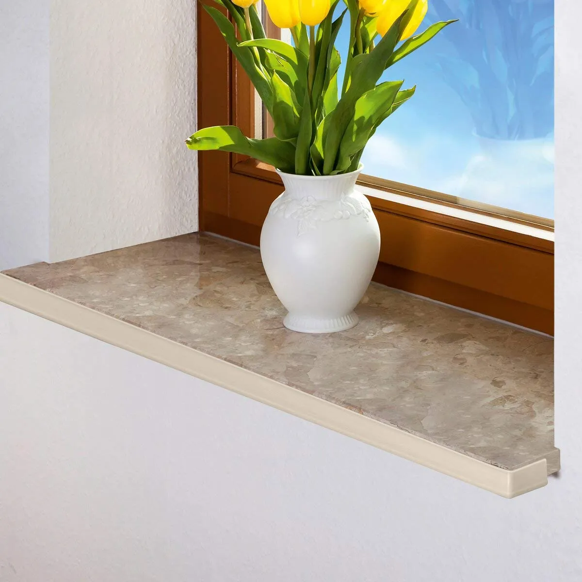 Reer Kantenschutz 240 cm Cremeweiß zuschneidbar