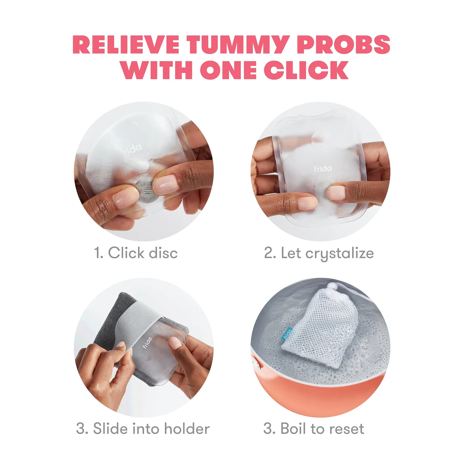 Frida Baby Tummy Warmer Bauchwärmekissen 2er-Set