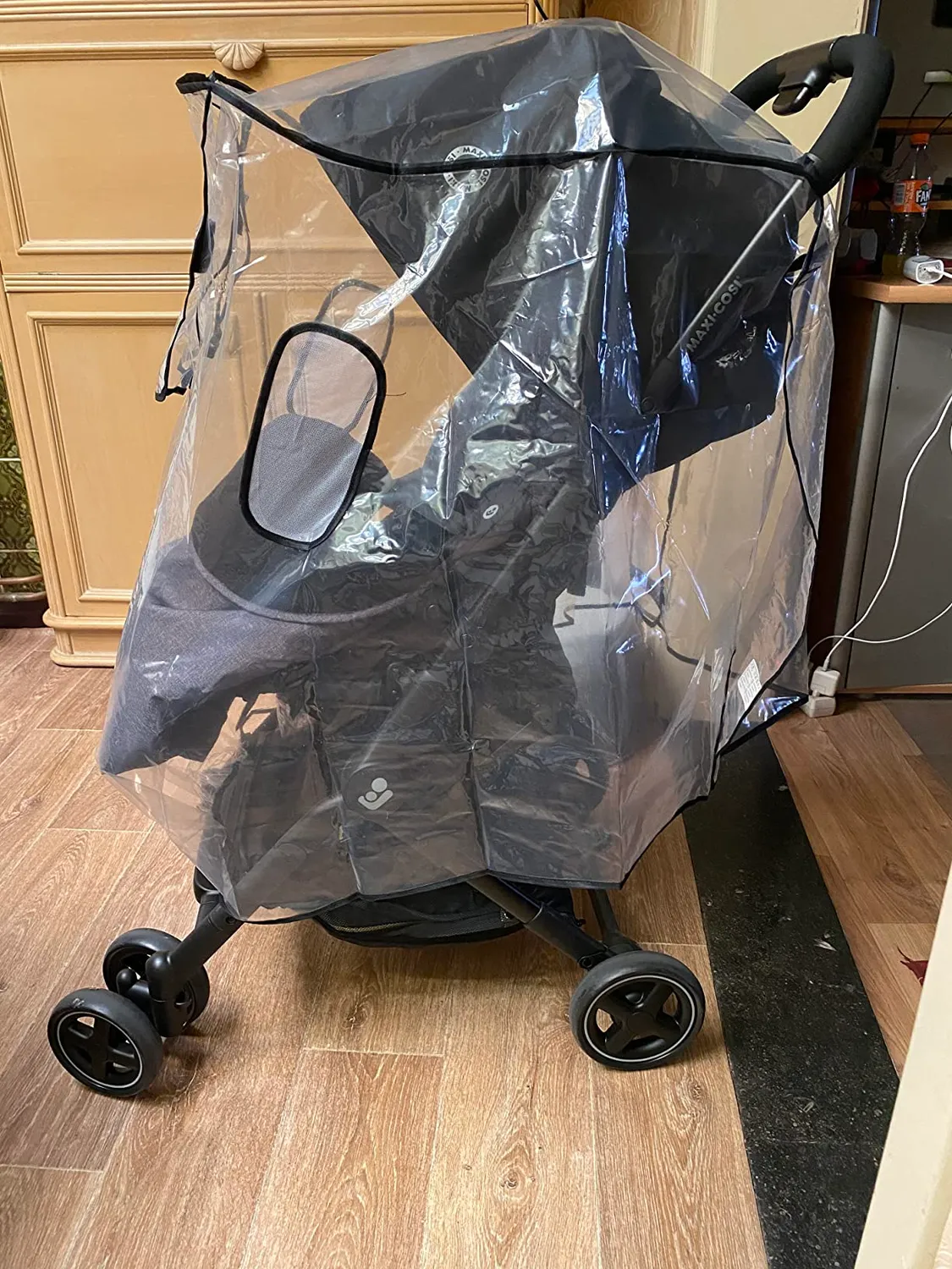 Reer RainCover Active Regenschutz Buggy transparent