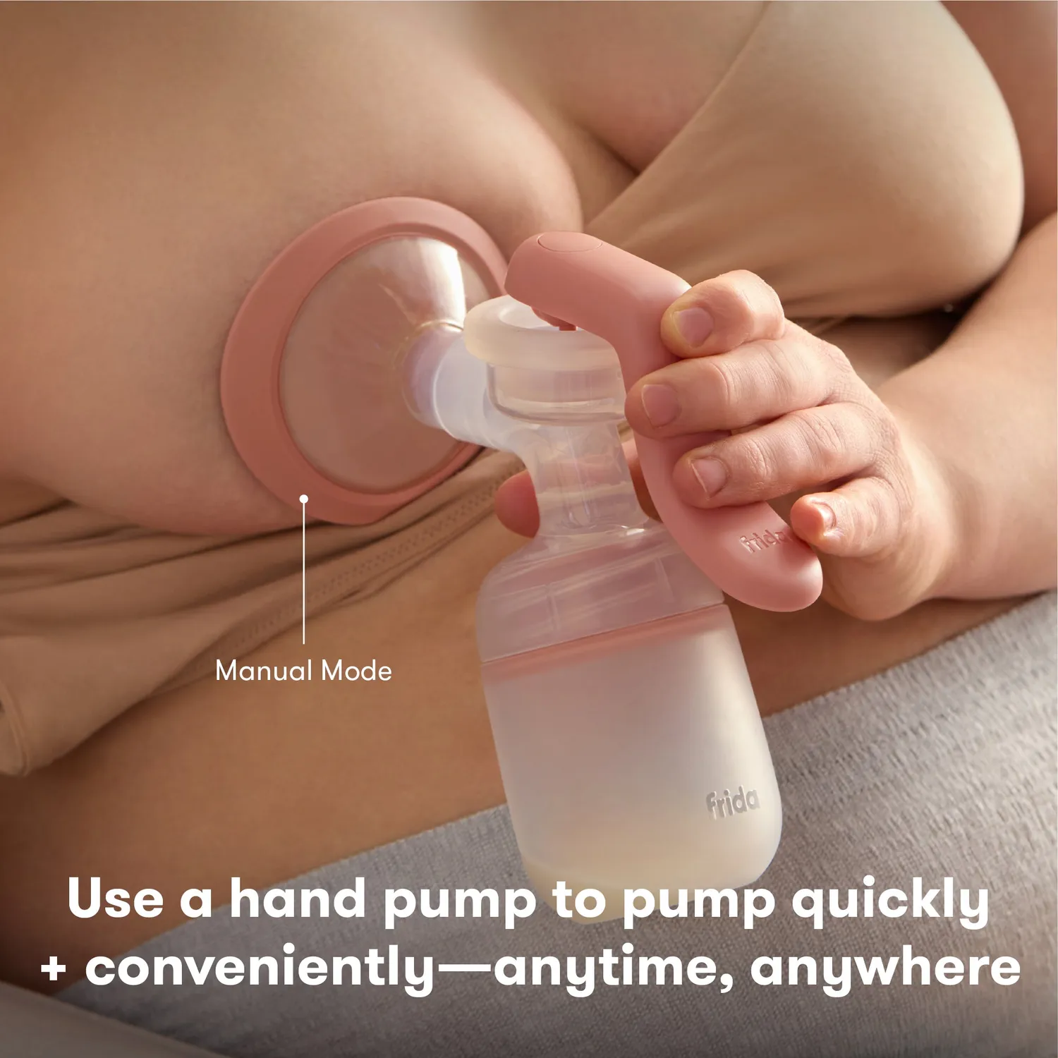 Frida Mom Manual Milchpumpe Hand mit Silikon Modus