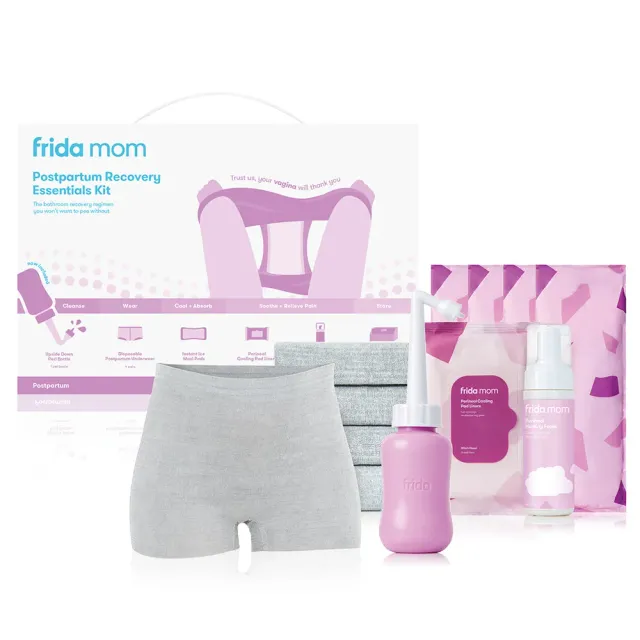Frida Mom Recovery Essentials Wochenbett Set mit Peri Flasche