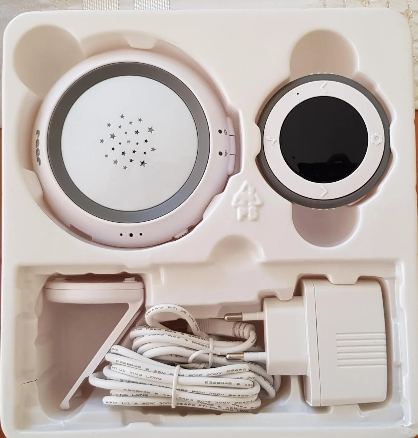 Reer 50080 Projektor Babyphone Weiß mit Sternenhimmel