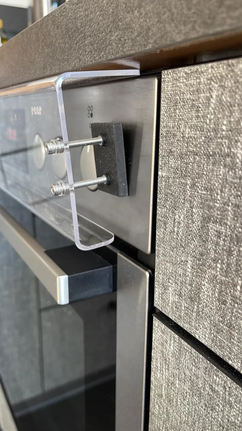 Reer Herdknopf-Abdeckung Schalterabdeckung transparent