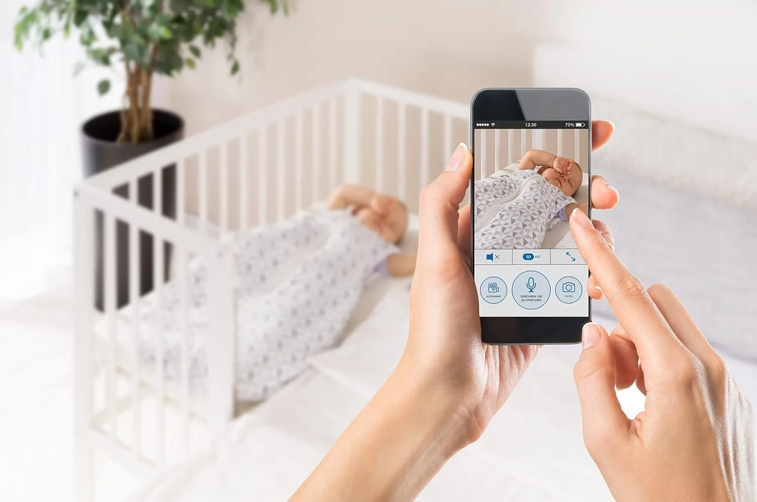 Reer BabyCam Basic Video-Babyphone WLAN HD