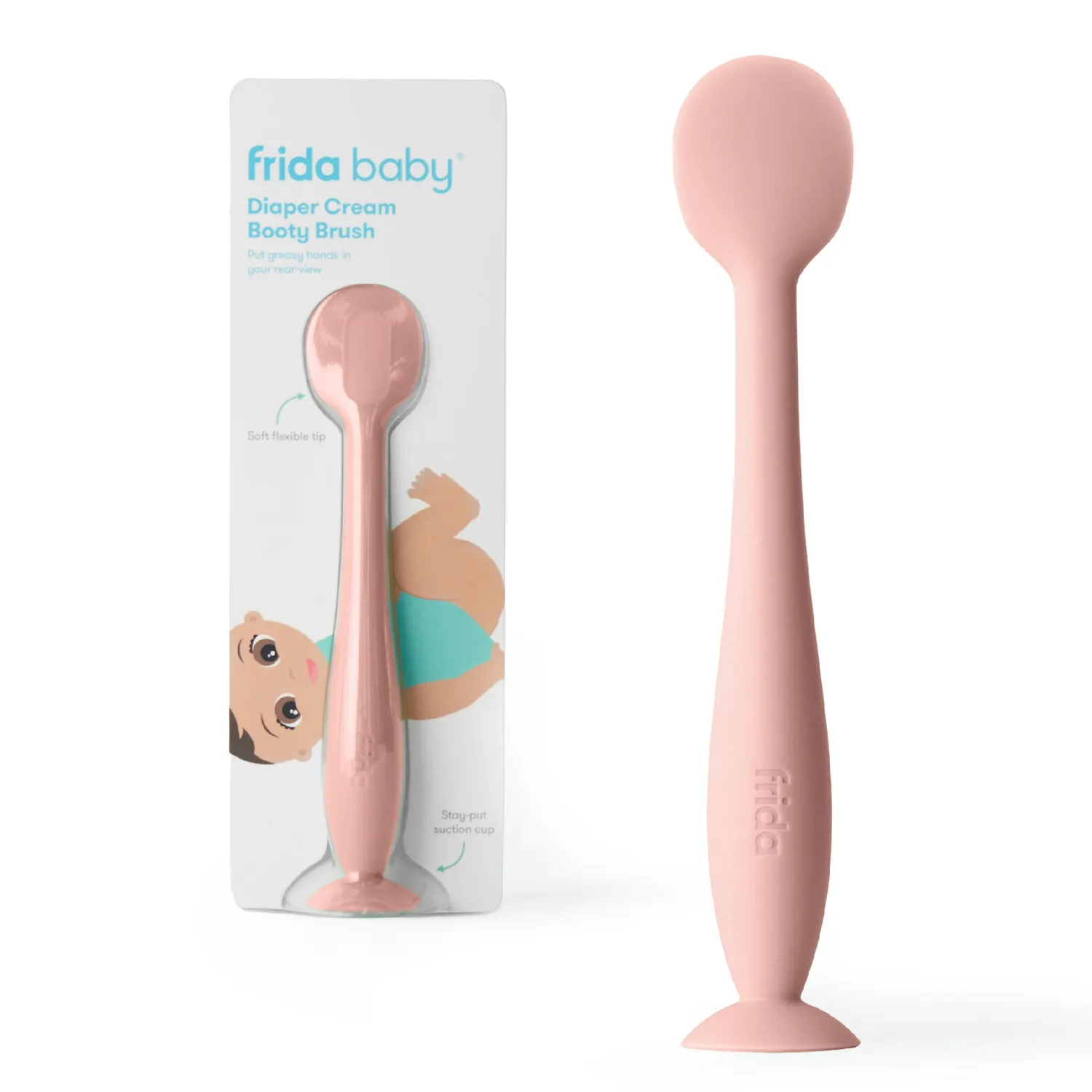 Frida Baby Diaper Cream Booty Brush Cremespatel Silikon