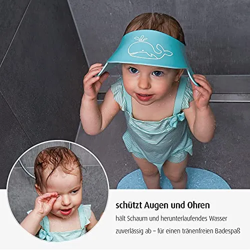 Reer MyHappyBath Cap Shampoo-Schutz blau 40-55 cm