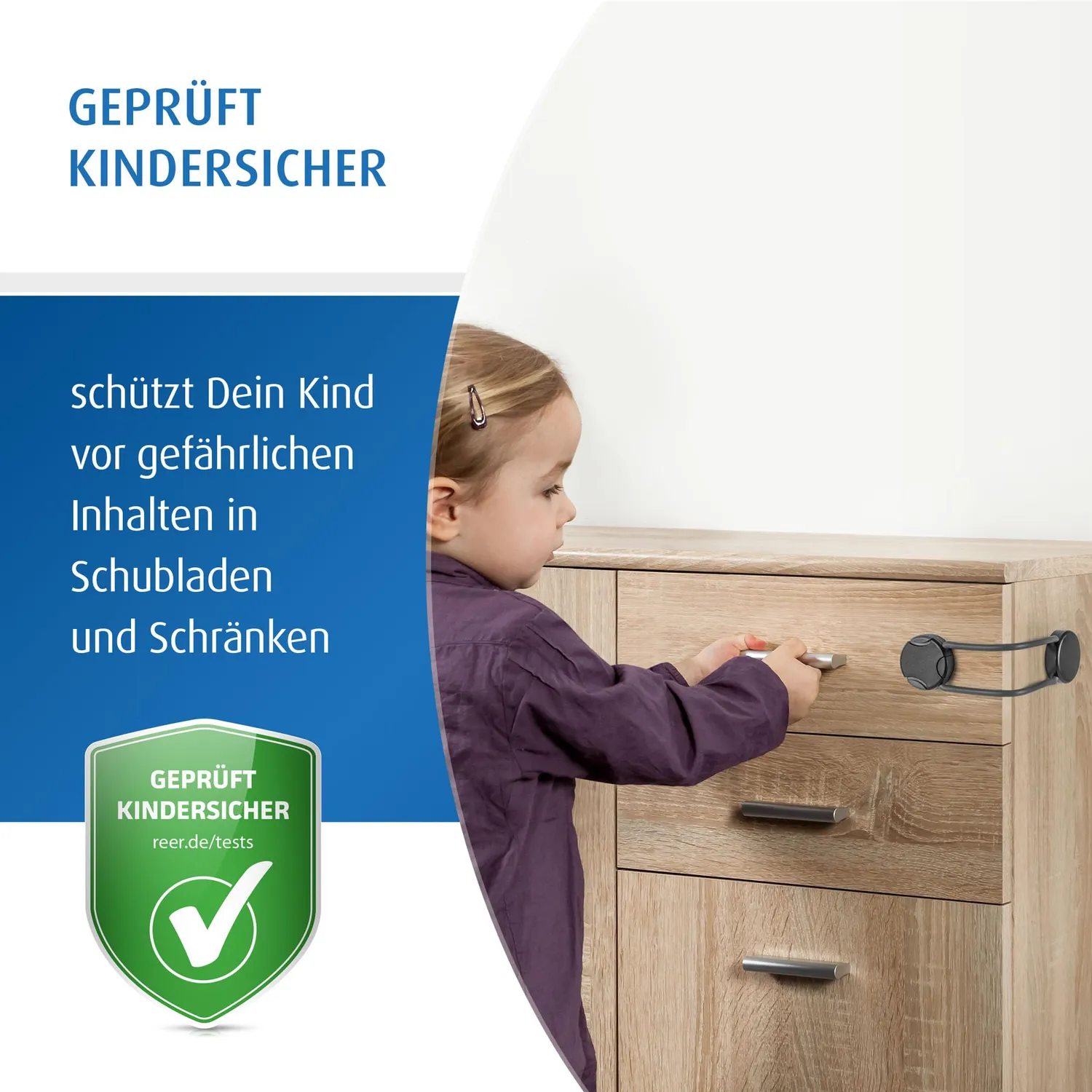 Reer Multi-Sicherung Kindersicherung Anthrazit Standard 1 Stück