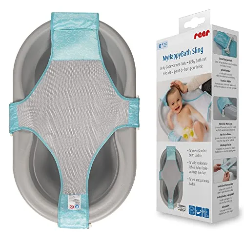 Reer MyHappyBath Sling Badewannen-Netz Blau 100x64 cm
