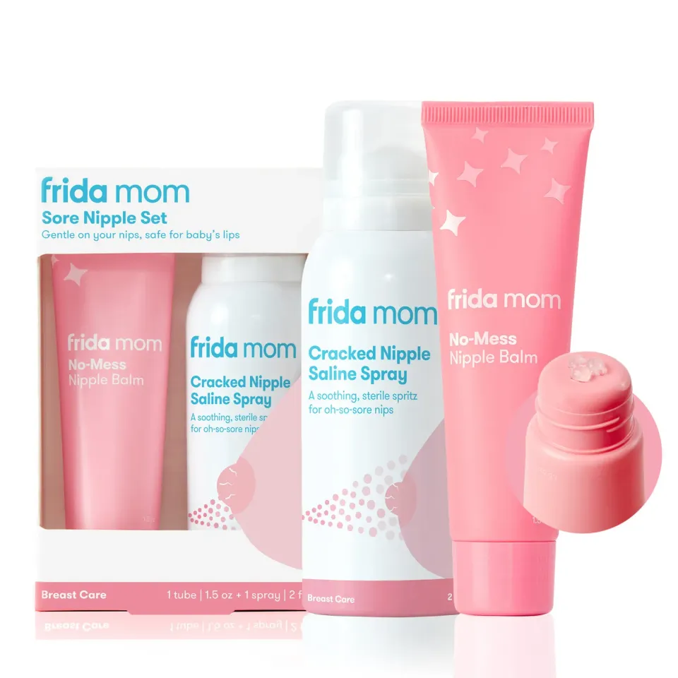 Frida Mom Sore Nipple Set Spray+Balsam Stillzeit 2tlg
