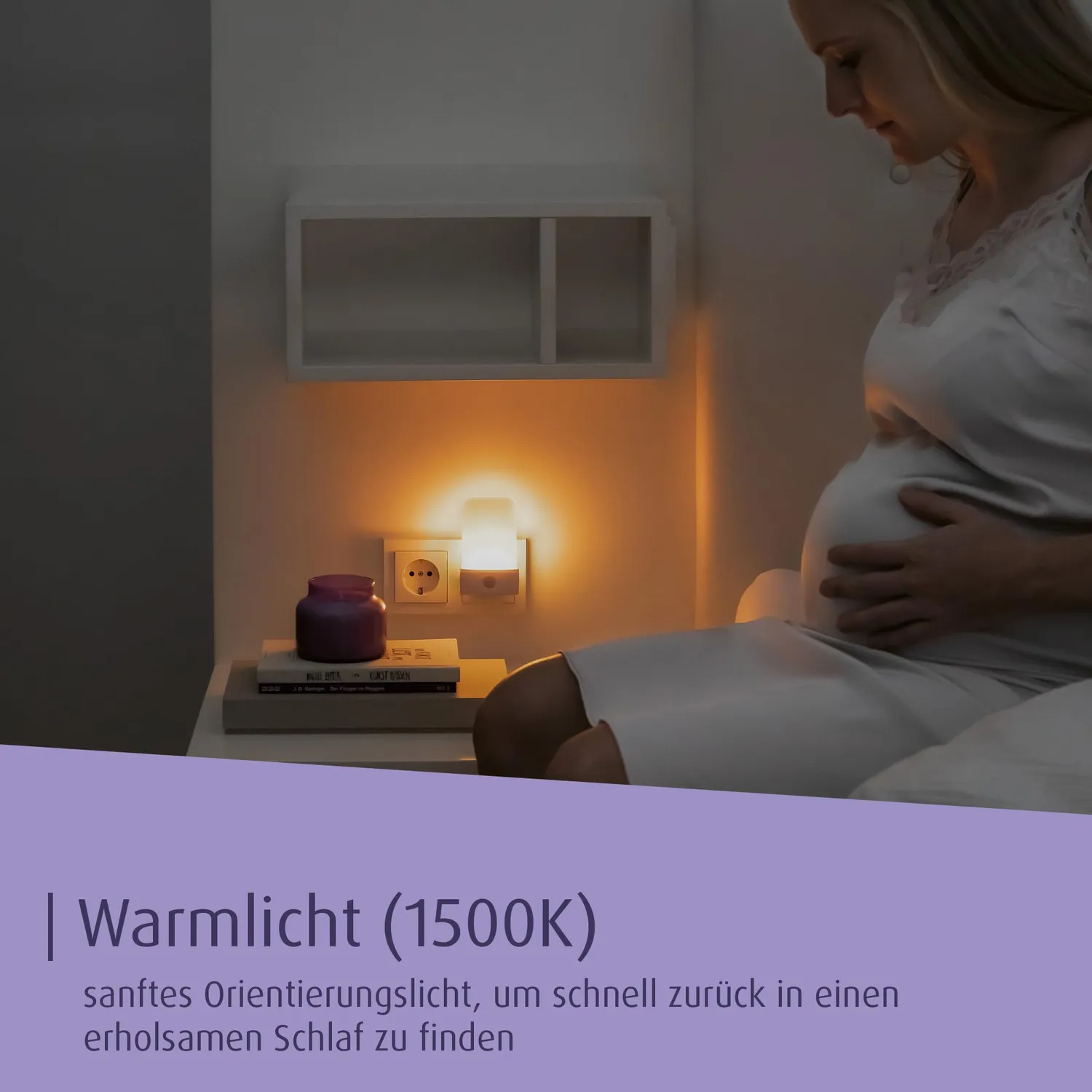Reer Nachtlicht Bewegungssensor warmweiß Steckdosenlicht