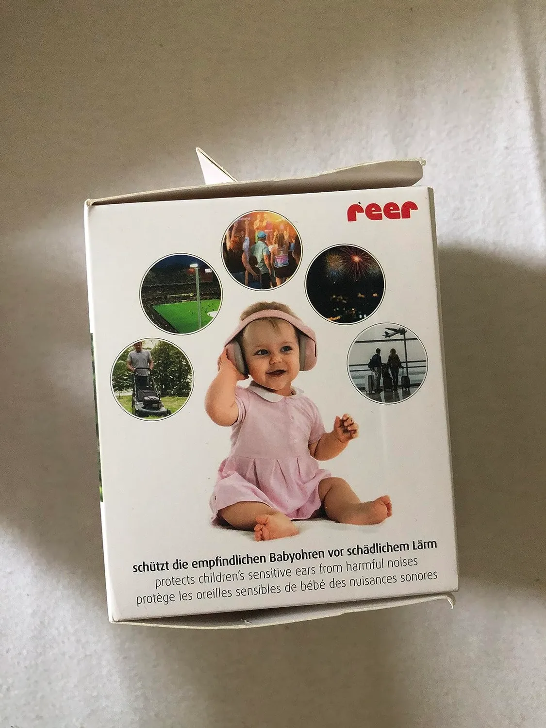 Reer SilentGuard Baby Gehörschutz rosa SNR 25