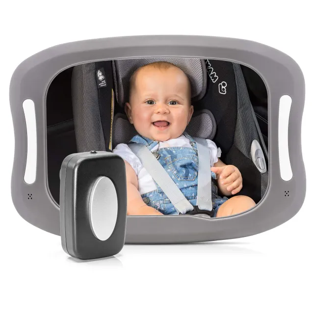 Reer BabyView 86101 Babyspiegel mit LED-Beleuchtung