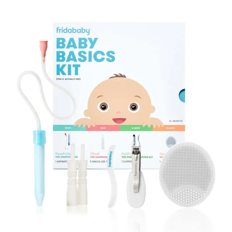 Frida Baby Basics Kit Babypflegeset Nasensauger Windi 7-teilig