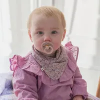 BIBS x Liberty Schnullerkette Capel Fossil Grey Bio
