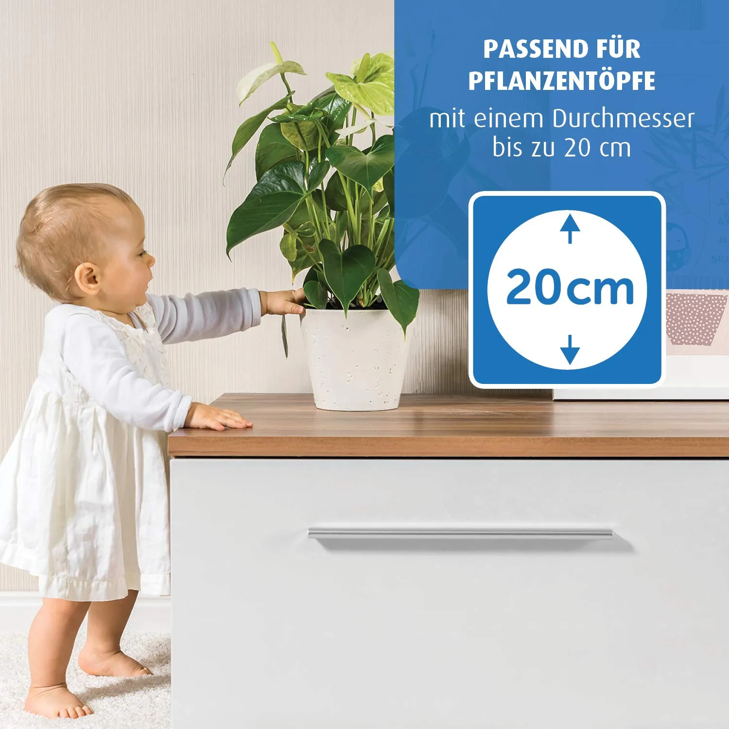Reer Pflanzenschutz-Netz Blumentopfschutz bis 20 cm