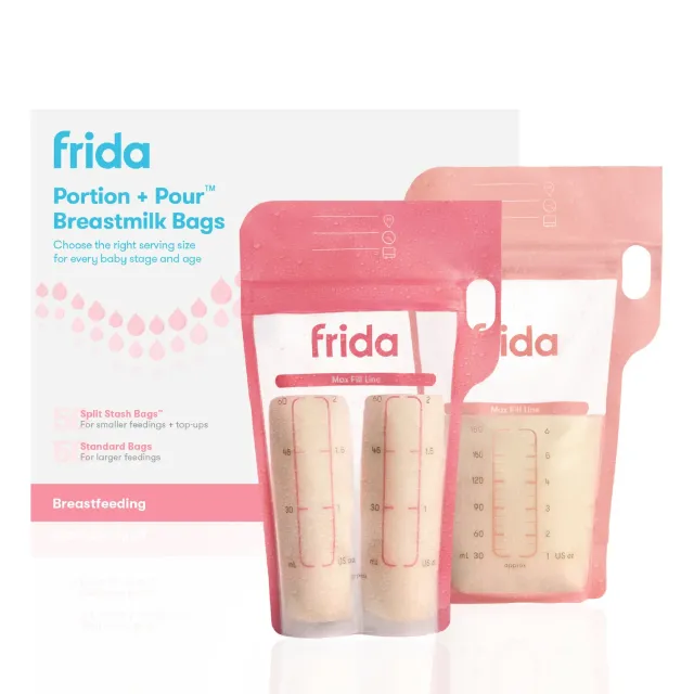 Frida Mom Breastmilk Storage Bags Muttermilchbeutel 100 Stk auslaufsicher