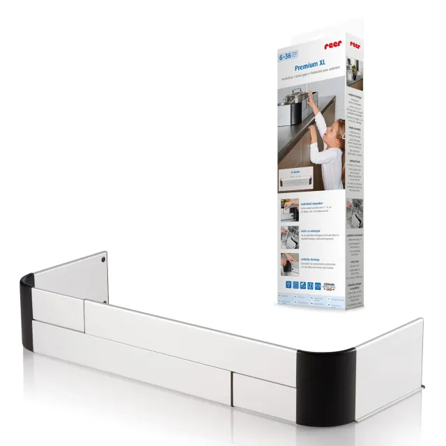 reer Premium XL Herdschutzgitter 57-90 cm ohne Bohren