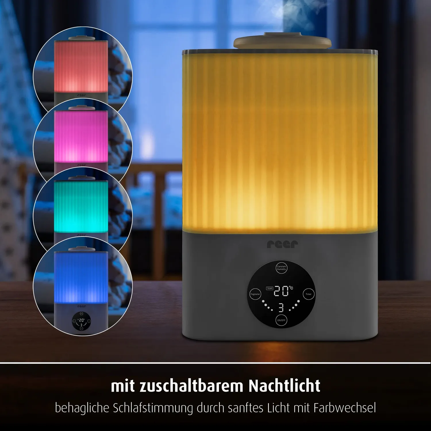 Reer 2in1 Humidifier Luftbefeuchter weiß Ultraschall