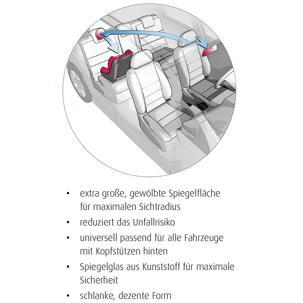 Reer SafetyView 8601 Rücksitzspiegel bruchsicher 1 Stück