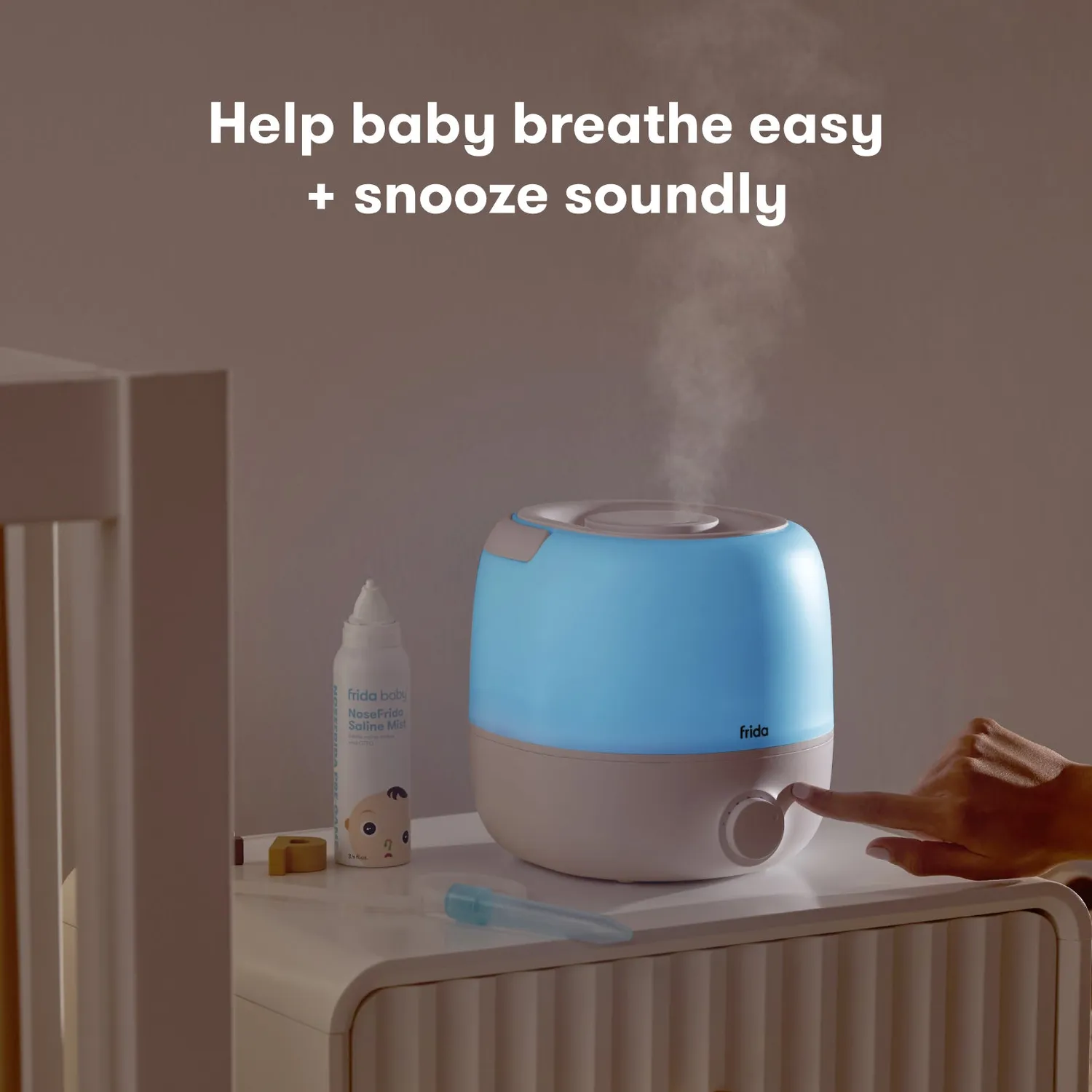 Frida Baby 3-in-1 Luftbefeuchter Nachtlicht Diffusor 60h