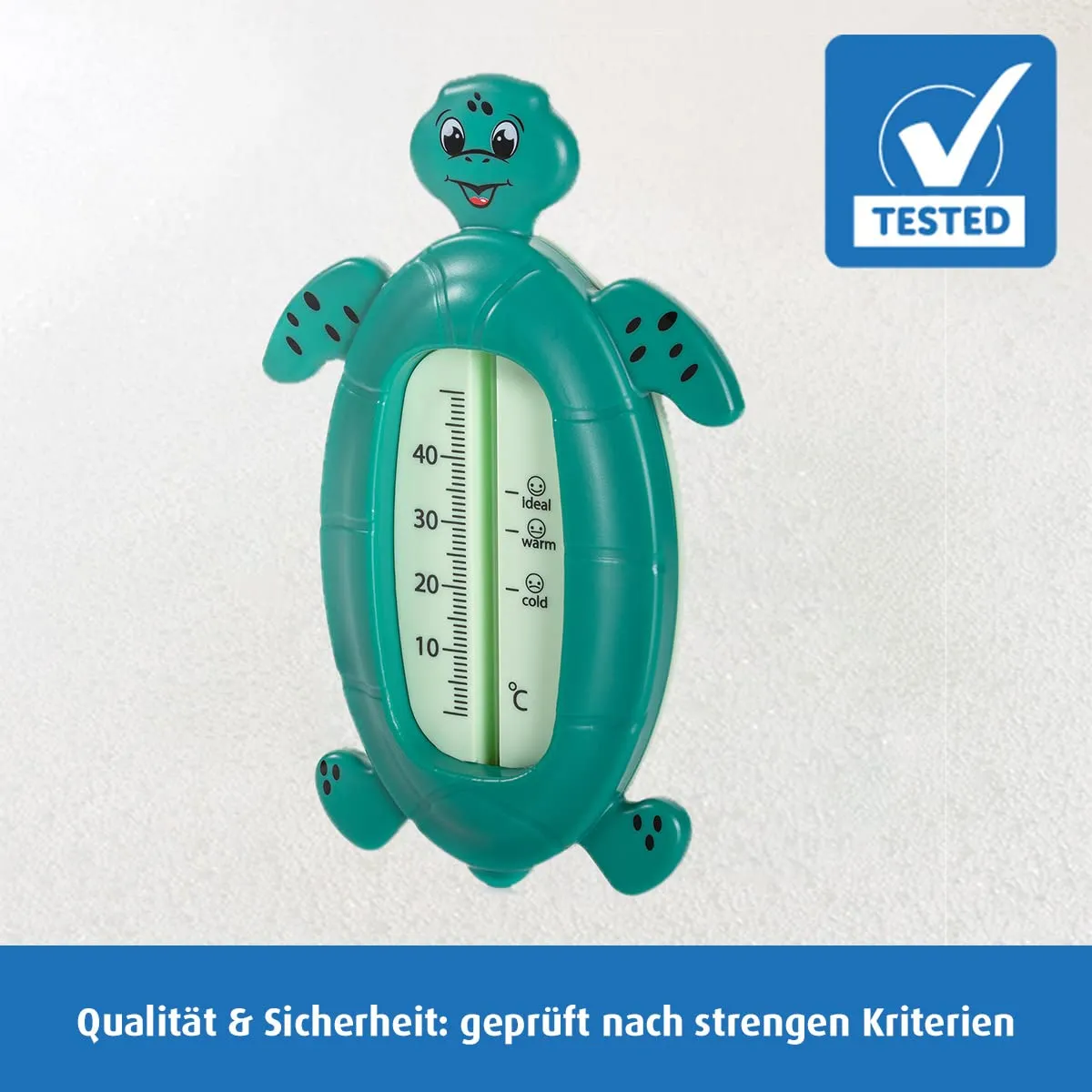 Reer Schildkröte Baby-Badethermometer quecksilberfrei