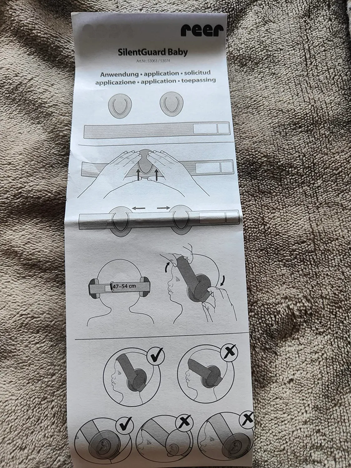 Reer SilentGuard Baby Gehörschutz 1er Pack mitwachsend