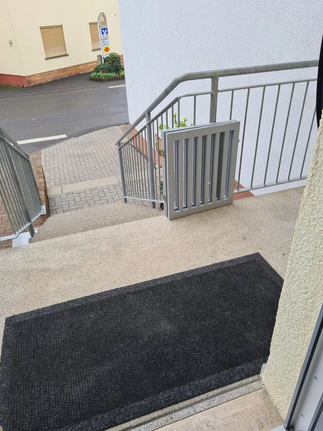 unipaws Absperrgitter Weiß 204 cm 4-teilig 61 cm hoch