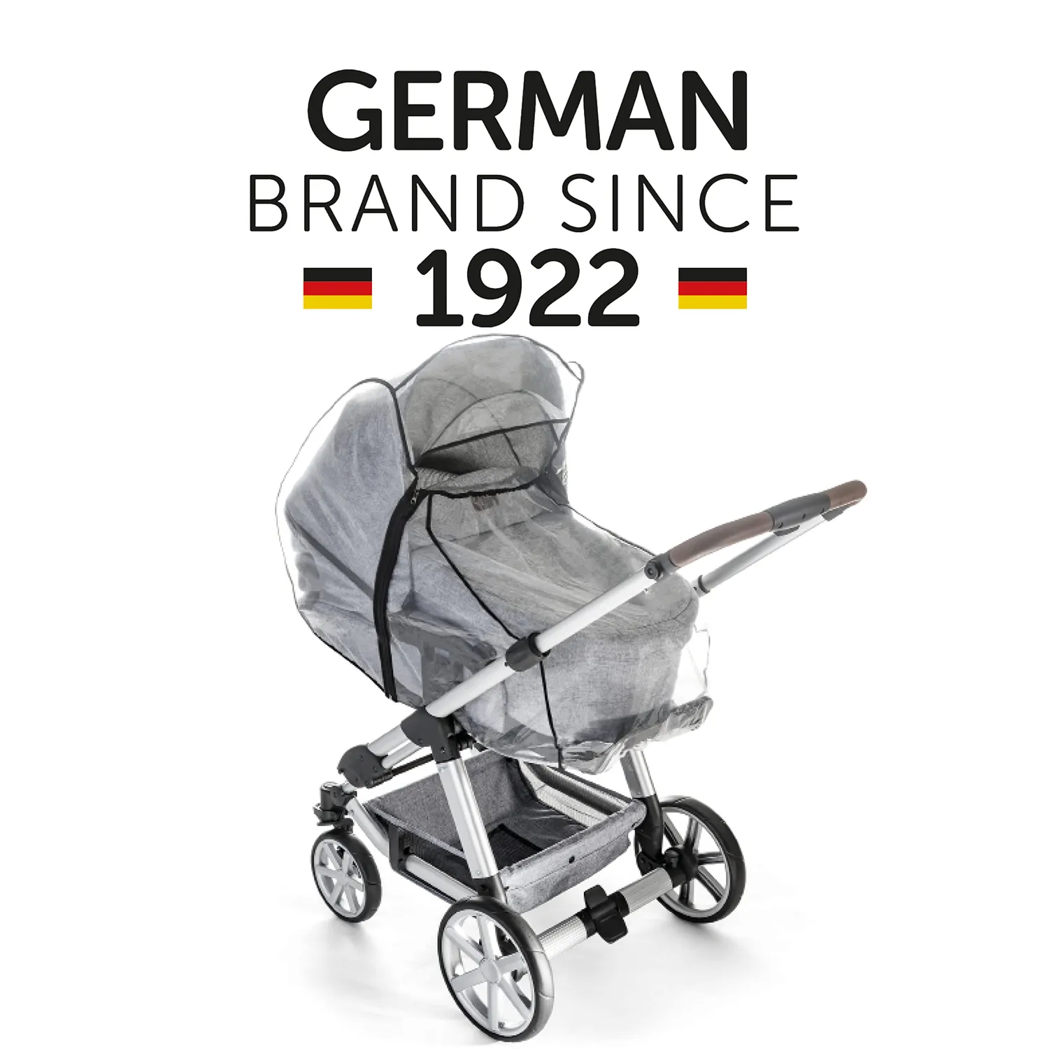 reer RainCover Classic+ Regenschutz Kombi-Kinderwagen