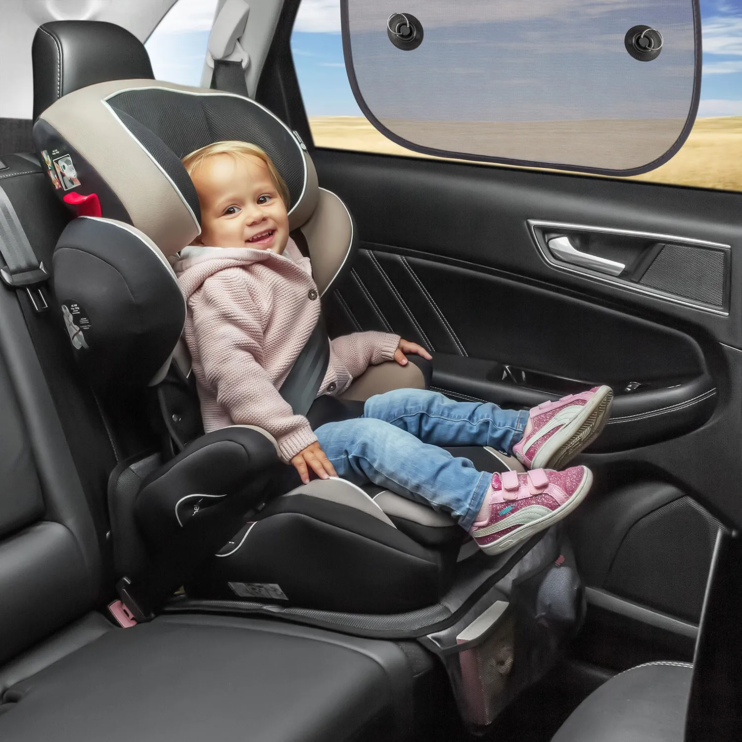reer Travelkid Sun Basic Auto-Sonnenschutz 2er schwarz