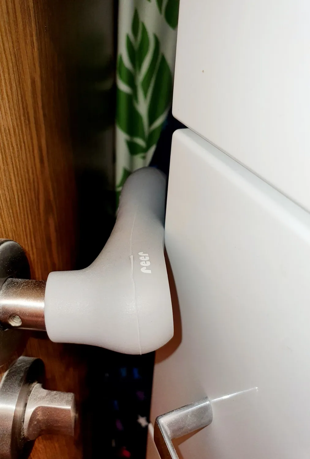 reer HandleGuard Türgriffschutz 4 Stück Silikon Grau