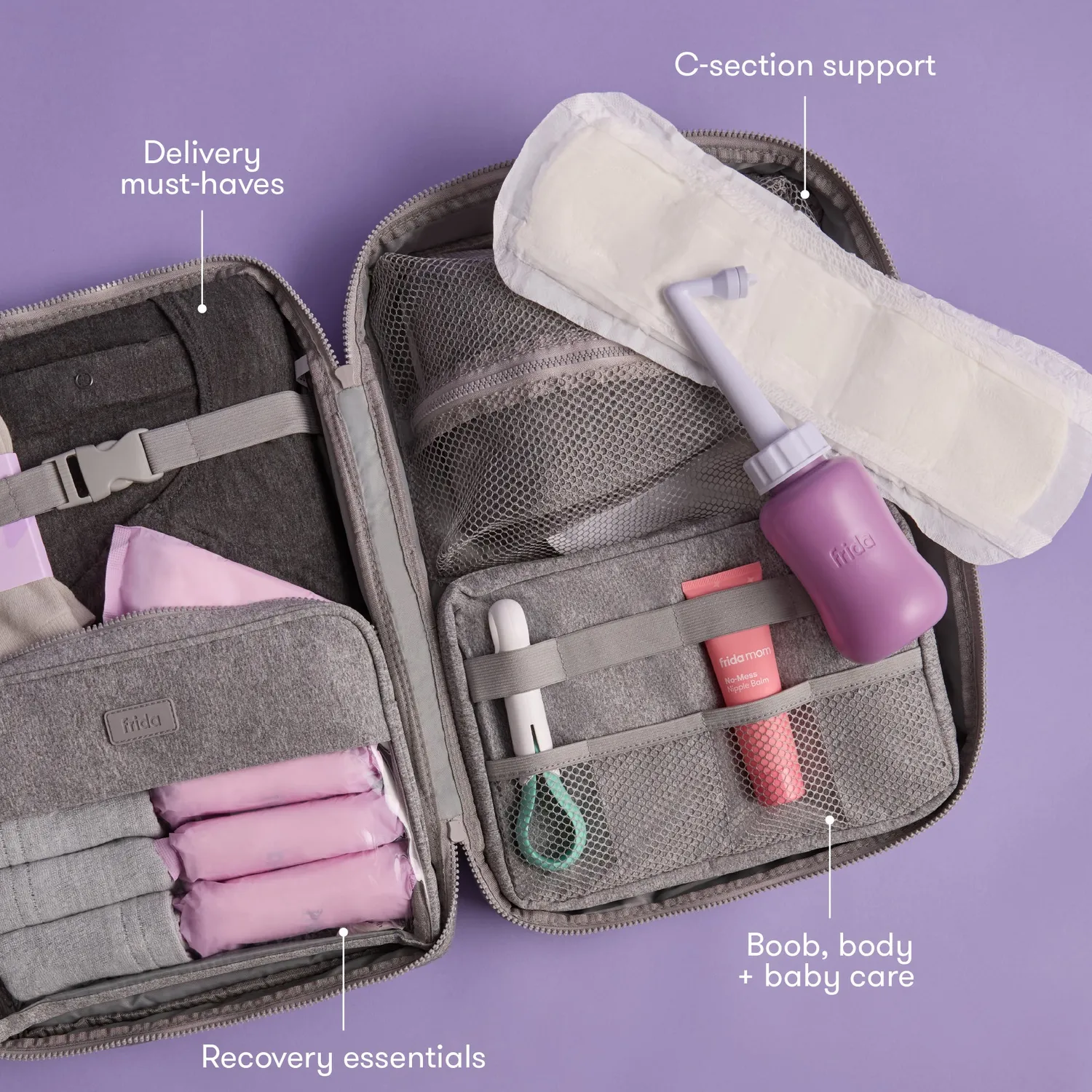 Frida Mom Motherloaded Kliniktasche Kaiserschnitt