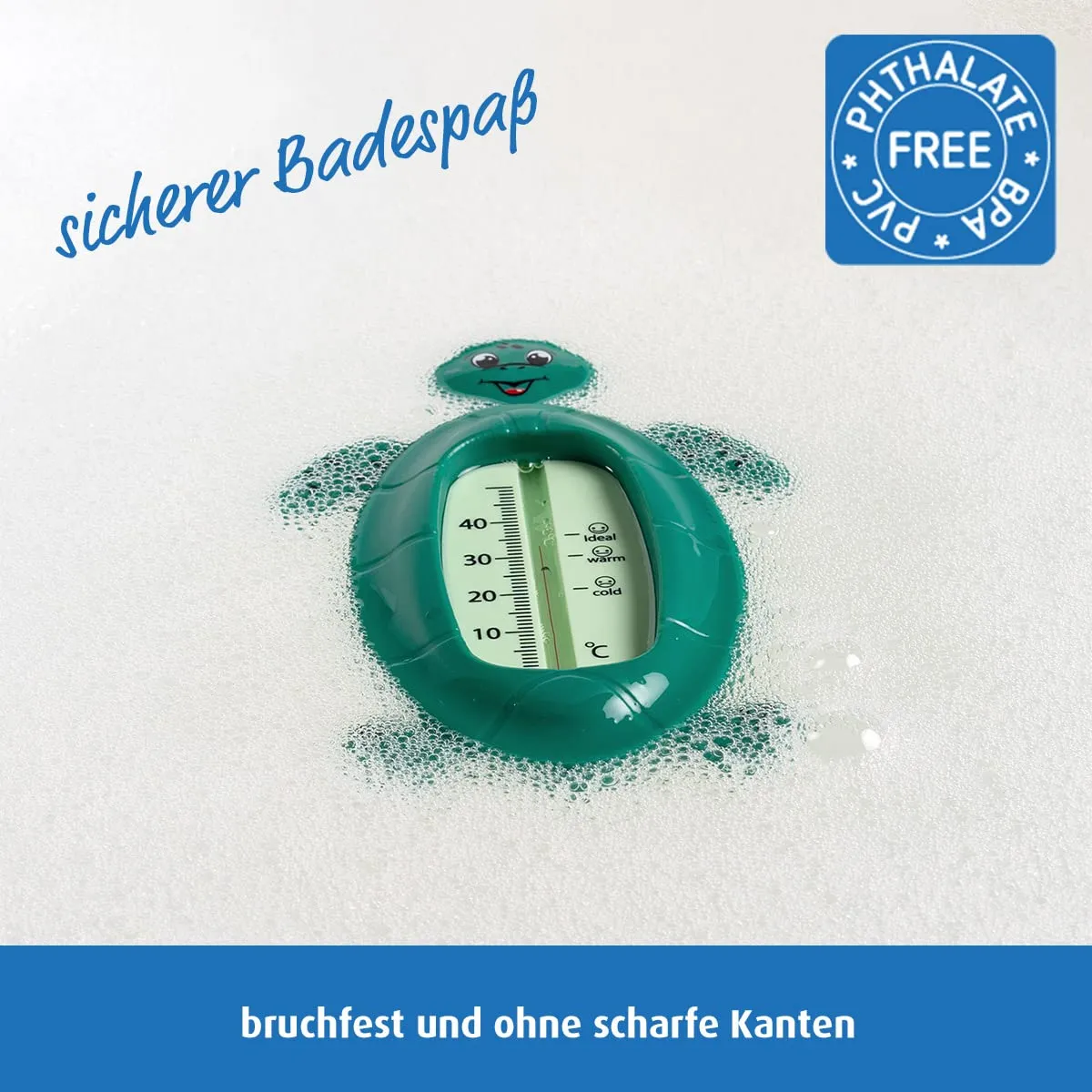 Reer Schildkröte Baby-Badethermometer quecksilberfrei