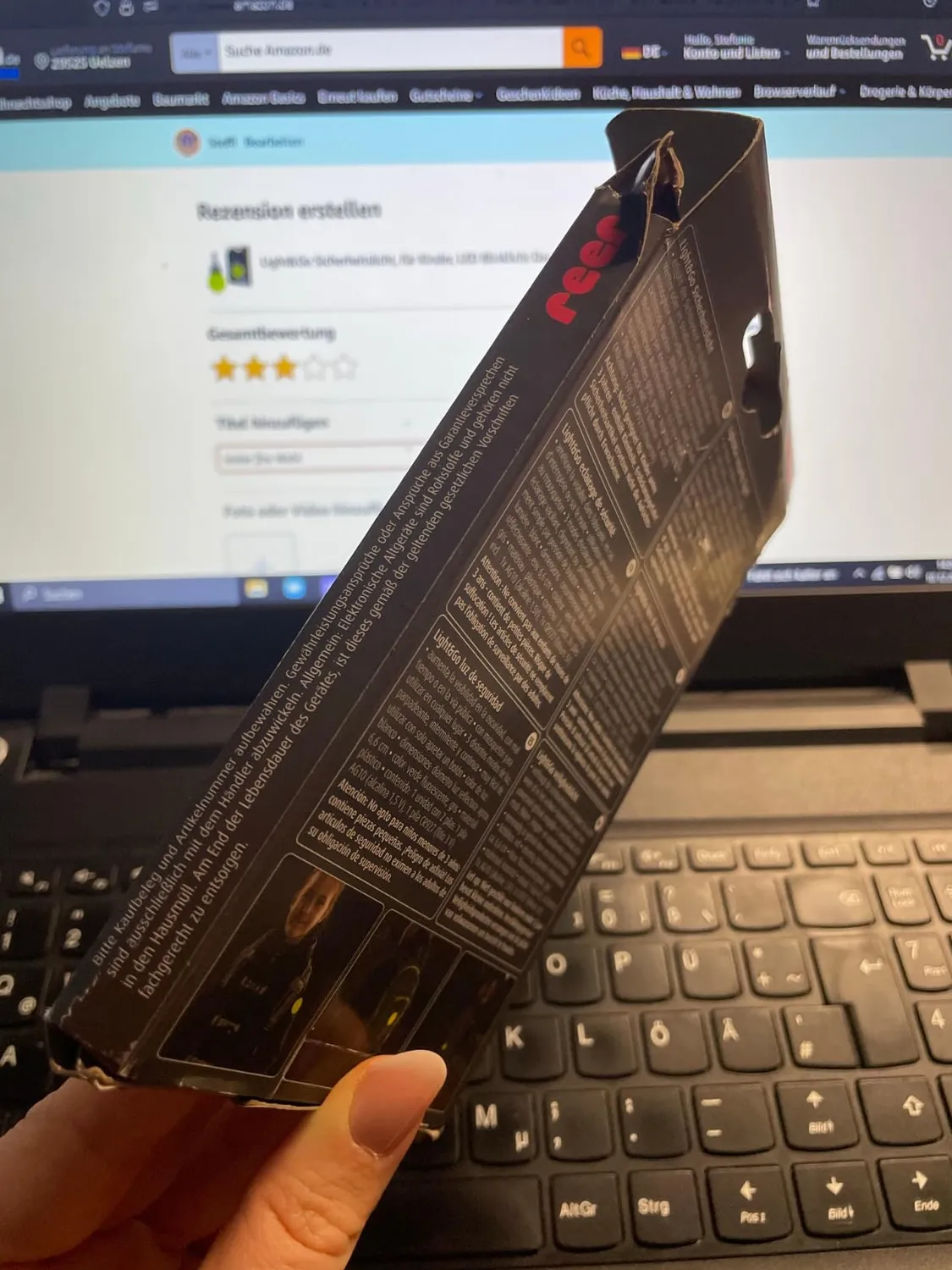 Reer Light&Go Sicherheitslicht LED Anhänger grün