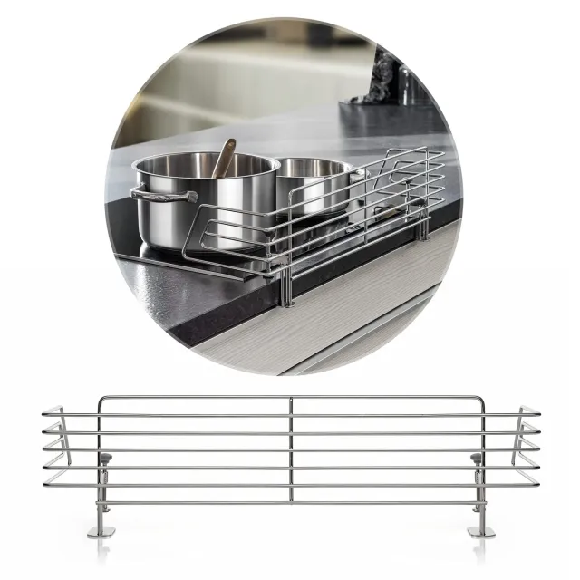 Reer Classic Herdschutzgitter Edelstahl 65 cm spülmaschinenfest