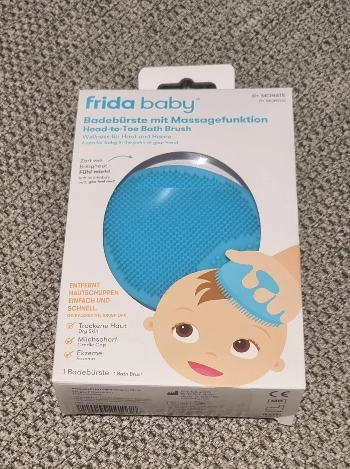 Frida DermaFrida Silikon-Badebürste Baby Silikon