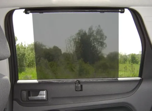 Reer Sonnenrollo Auto 42x50 cm mit Saugnäpfen einrollbar