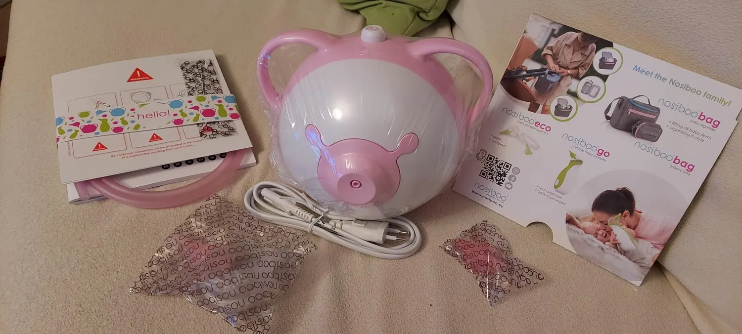 Nosiboo Pro Nasensauger elektrisch rosa Baby